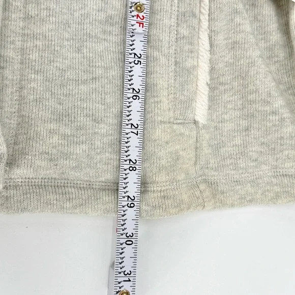 Merona Fleece Hoodie Heather Grey Womens Size XL Cozy Warm Sherpa Lined Hood NWT - Picture 12 of 16